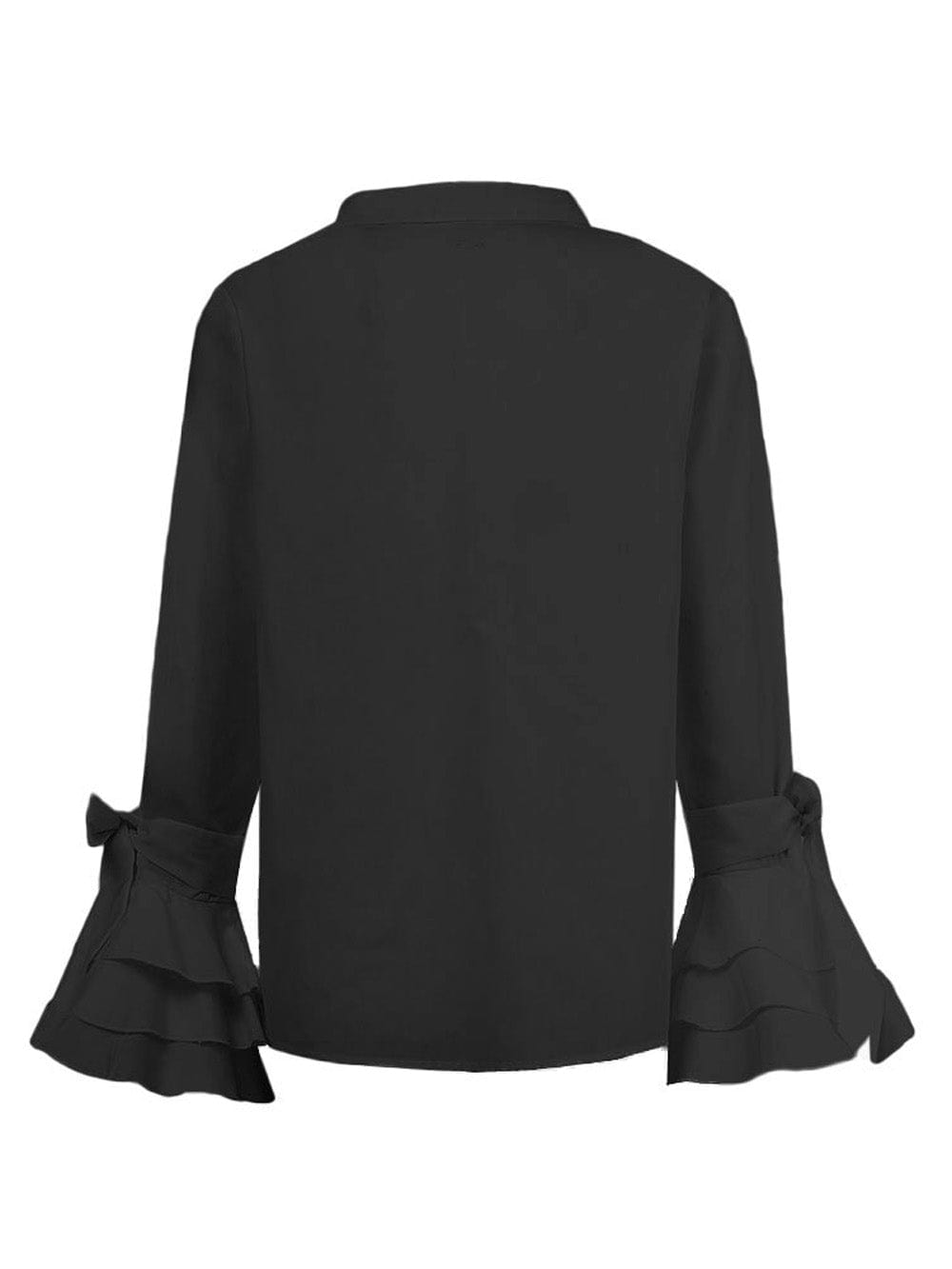 Isabella Buttoned Solid Casual Tunic Top - Fashion Pov