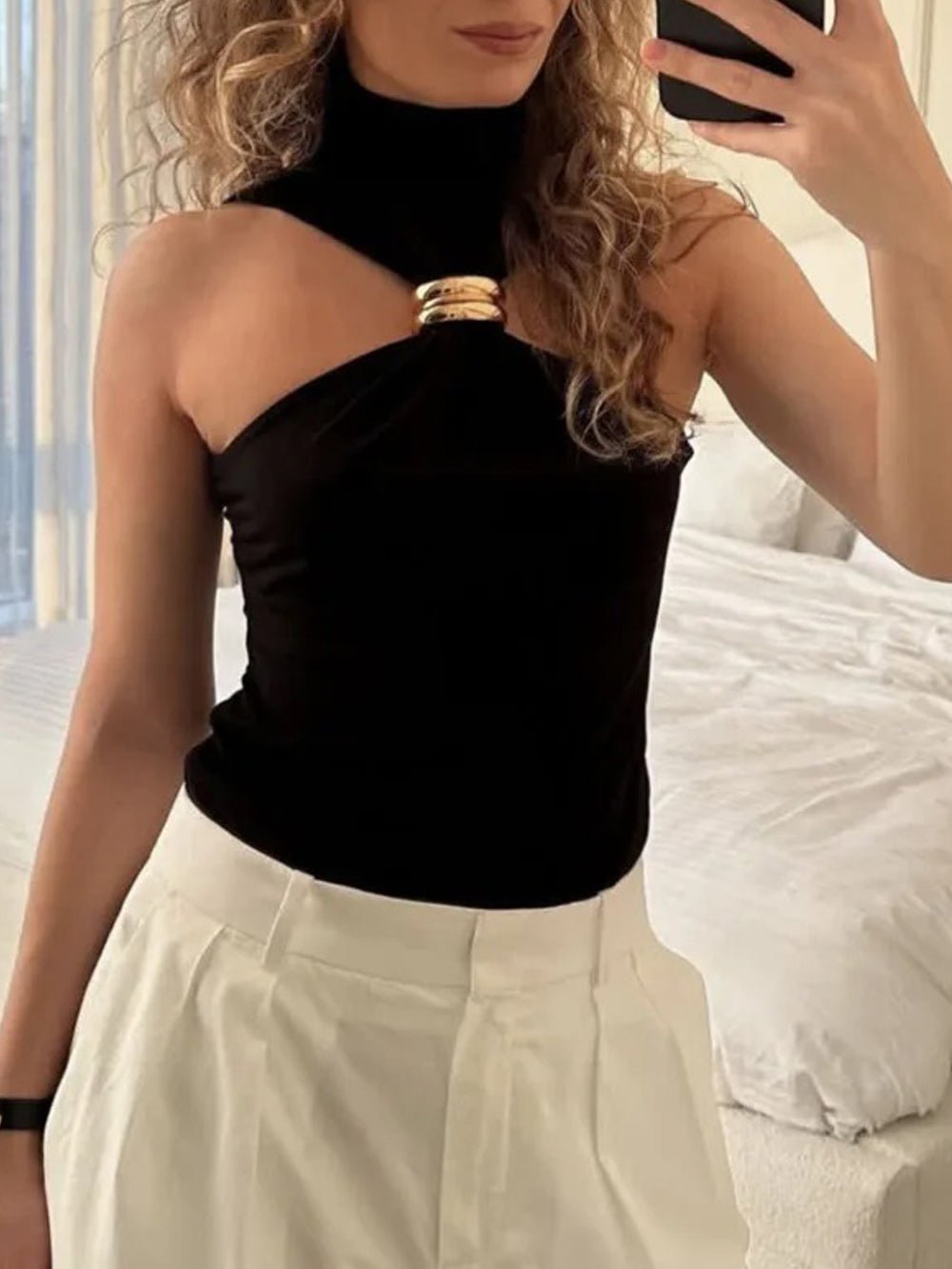 Isla Sleeveless Knit Tank Top - Fashion Pov