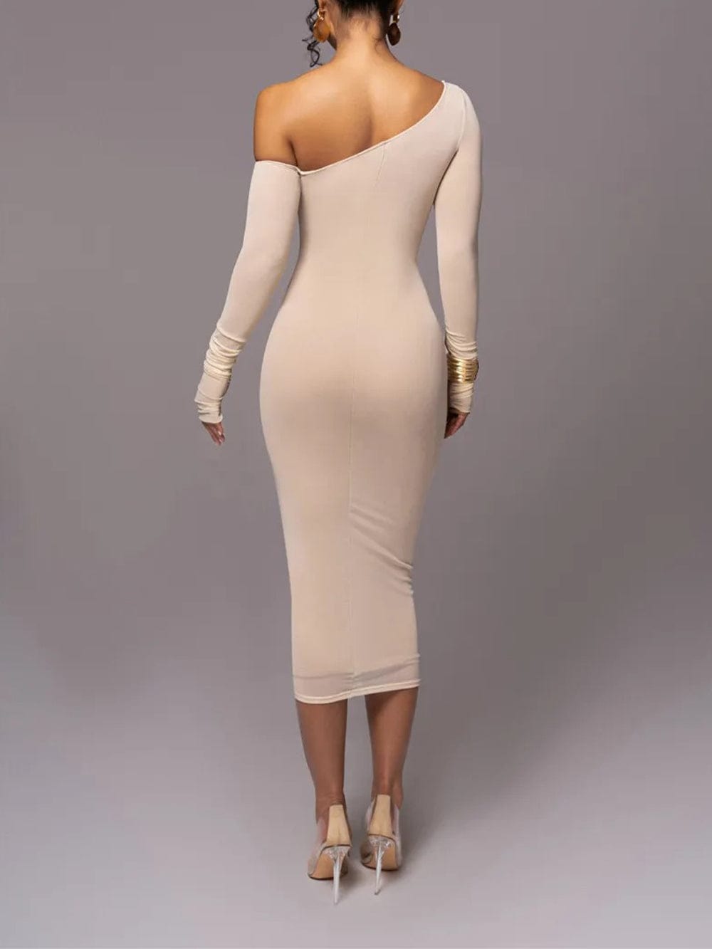 Jade Backless Bodycon Midi Dress - Fashion Pov