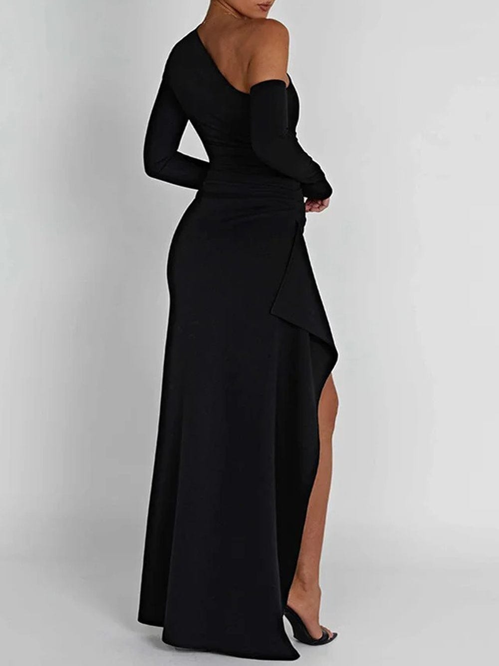 Janelle Backless Bodycon Split Maxi Dress - Fashion Pov