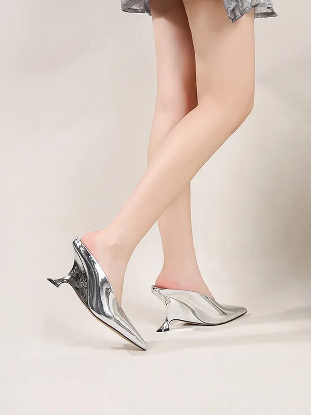 Jasmine Toe Heel Slipper - Fashion Pov