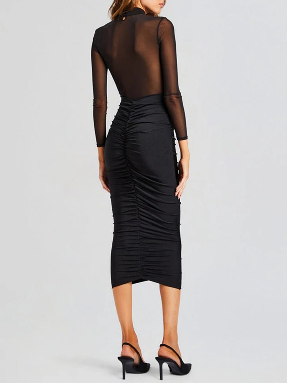 Josephine Long Sleeve Maxi Dress - Fashion Pov