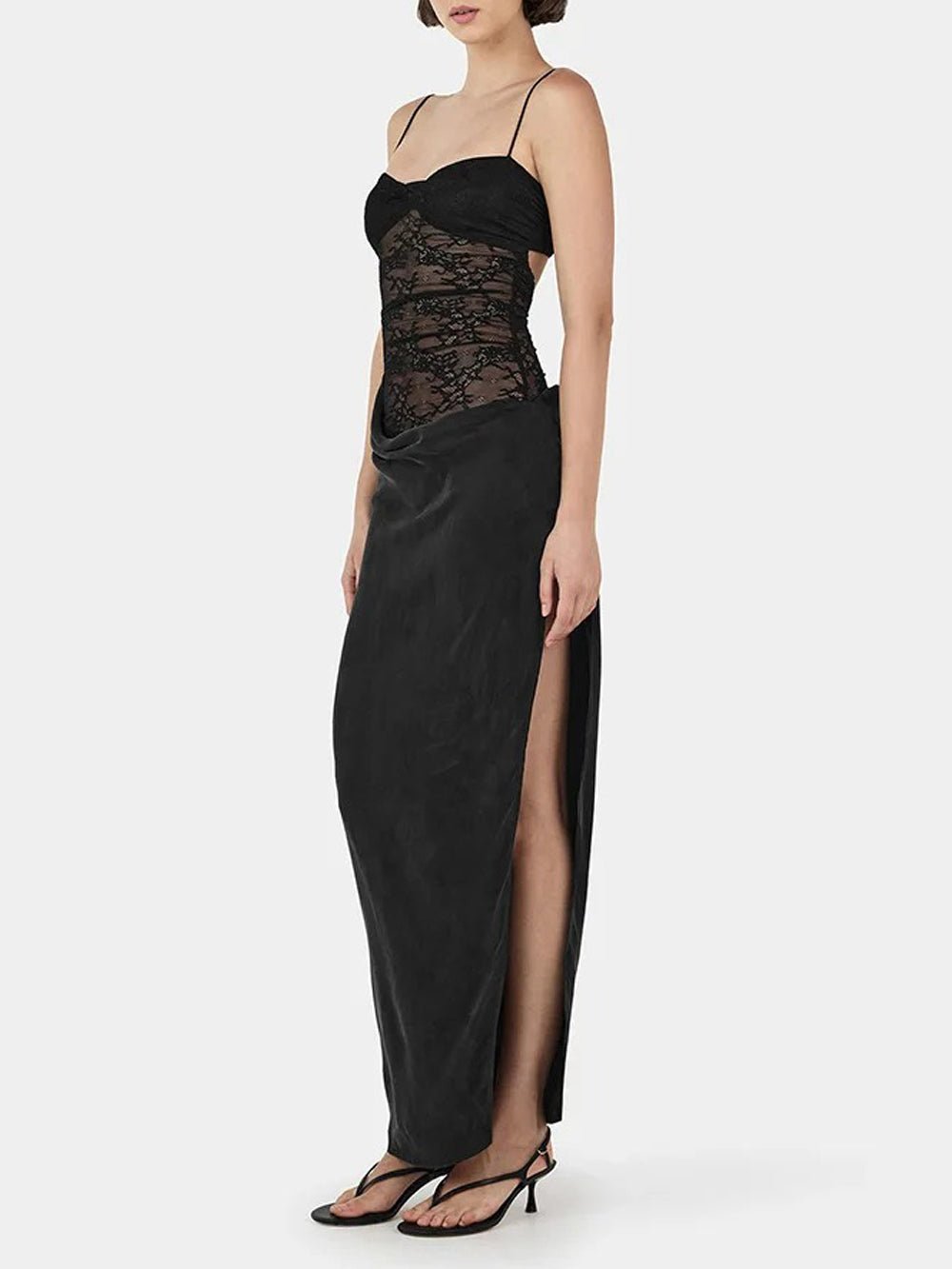 Juliana Backless Maxi Dress - Fashion Pov