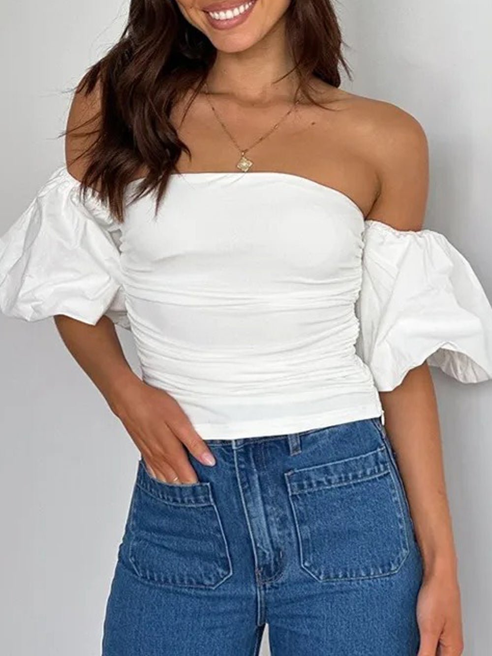 Kaia Slim Short Top - Fashion Pov