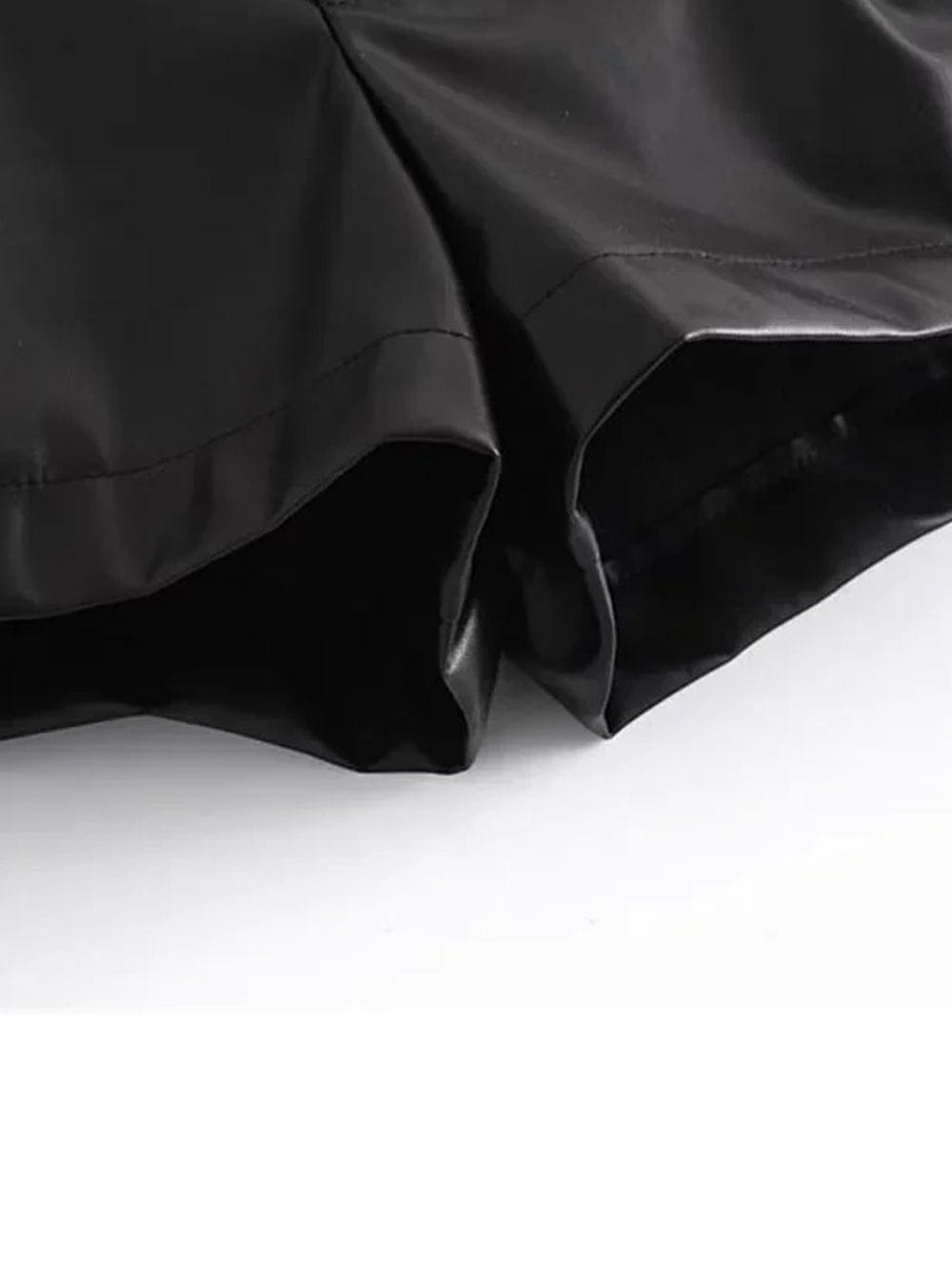 Karine Front Zipper Mini Skirt - Fashion Pov