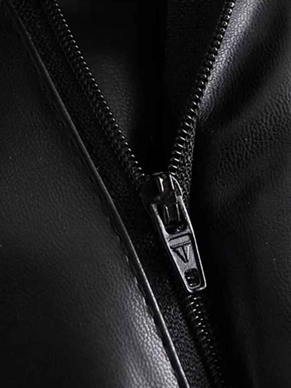 Karine Front Zipper Mini Skirt - Fashion Pov