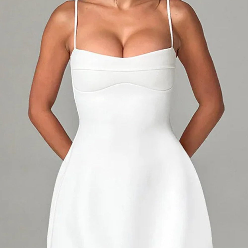 Laura Off Shoulder Backless Mini Dress - Fashion Pov