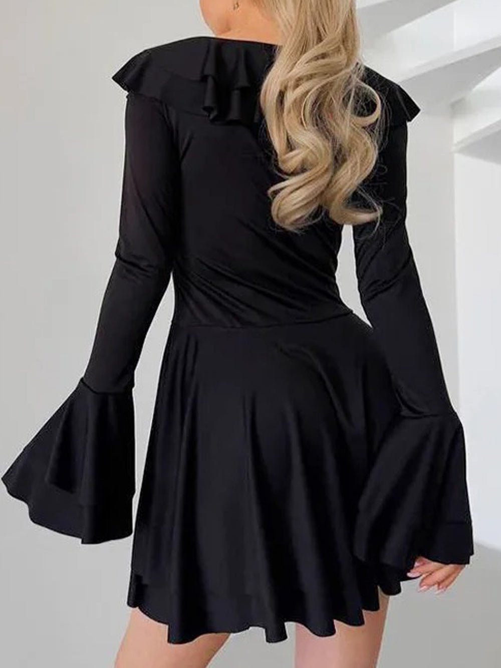 Lennon Ruffled Mini Dress - Fashion Pov