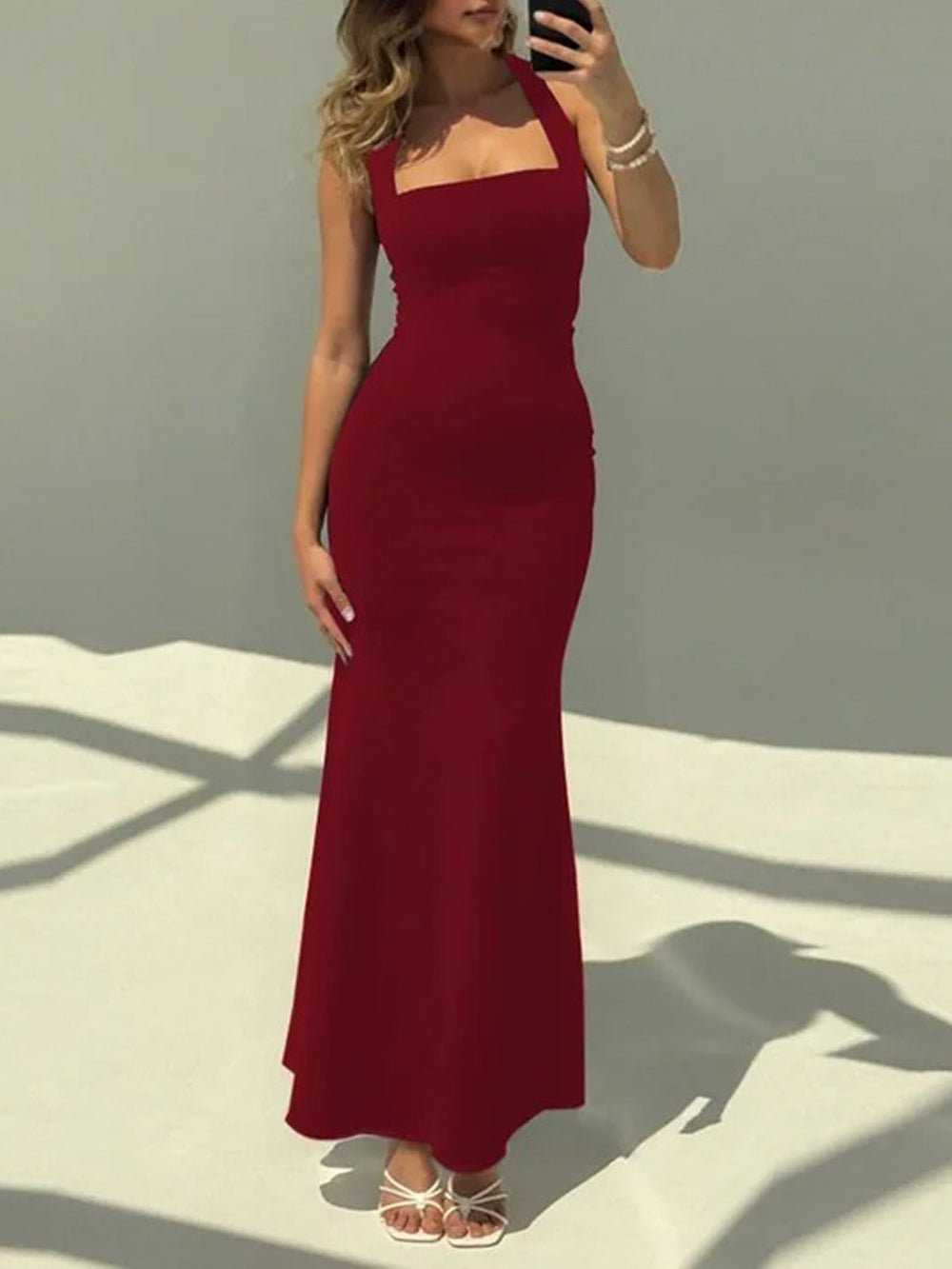 Lia Sleeveless Maxi Dress - Fashion Pov