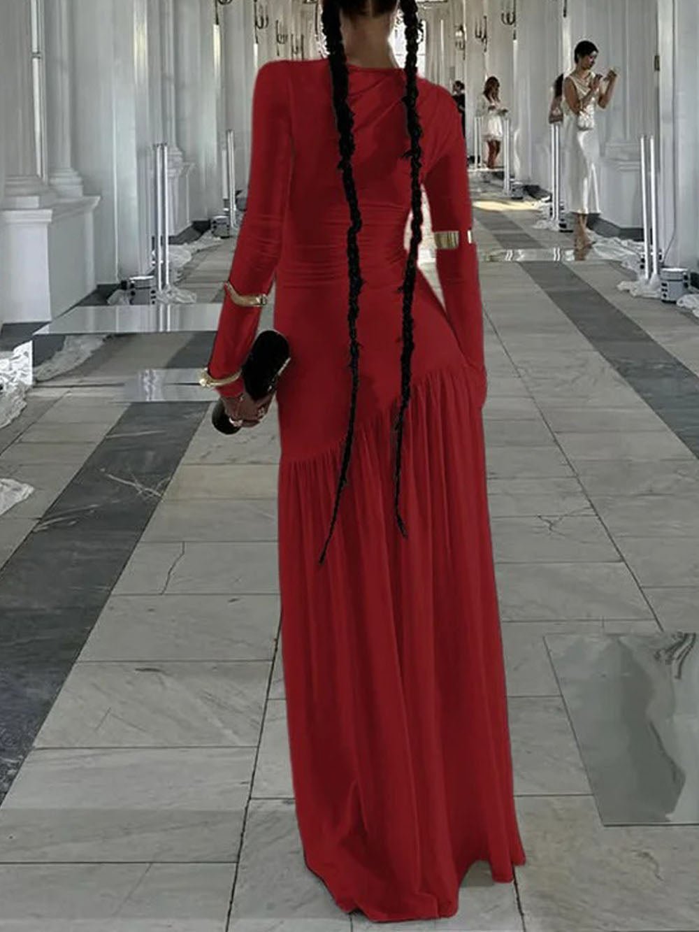 Lilith Long Sleeve Maxi Dress - Fashion Pov