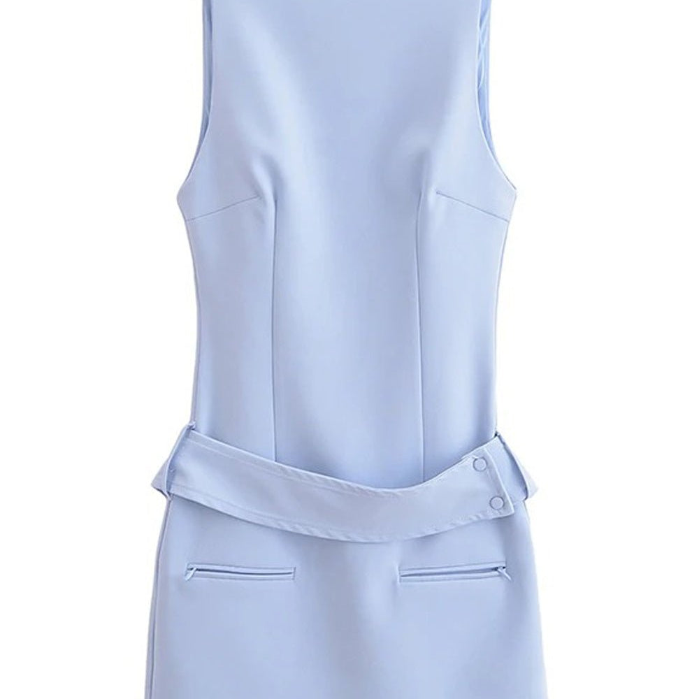 Luna Sleeveless Mini Dress - Fashion Pov