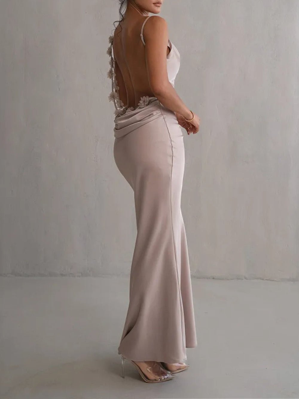 Madeleine Backless Bodycon Maxi Dress - Fashion Pov