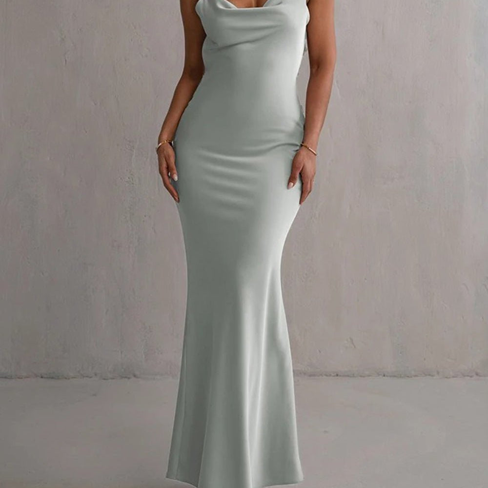 Madeleine Backless Bodycon Maxi Dress - Fashion Pov