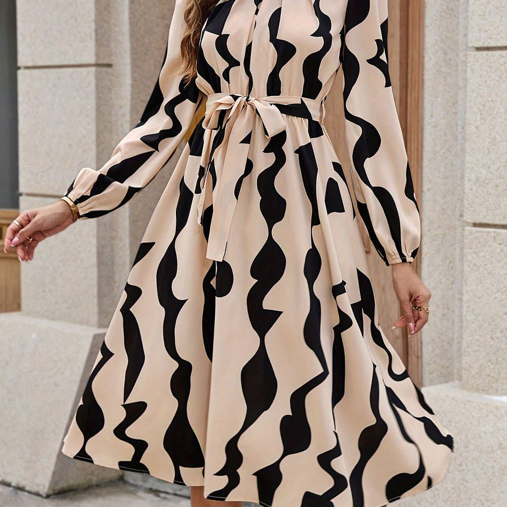 Mary Long Sleeve Midi Dress - Fashion Pov