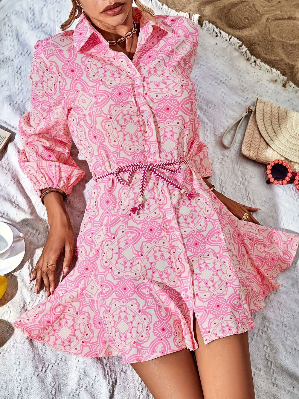 Melanie Long Sleeve Mini Dress - Fashion Pov