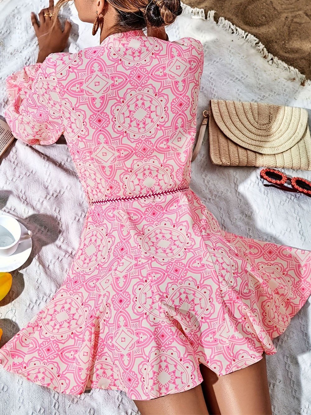 Melanie Long Sleeve Mini Dress - Fashion Pov