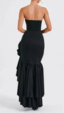 Michelle Off Shoulder Backless Bodycon Maxi Dress - Fashion Pov