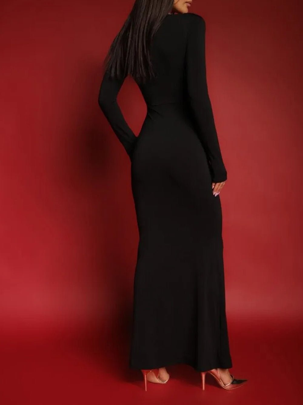 Nova Long Sleeve Maxi Dress - Fashion Pov