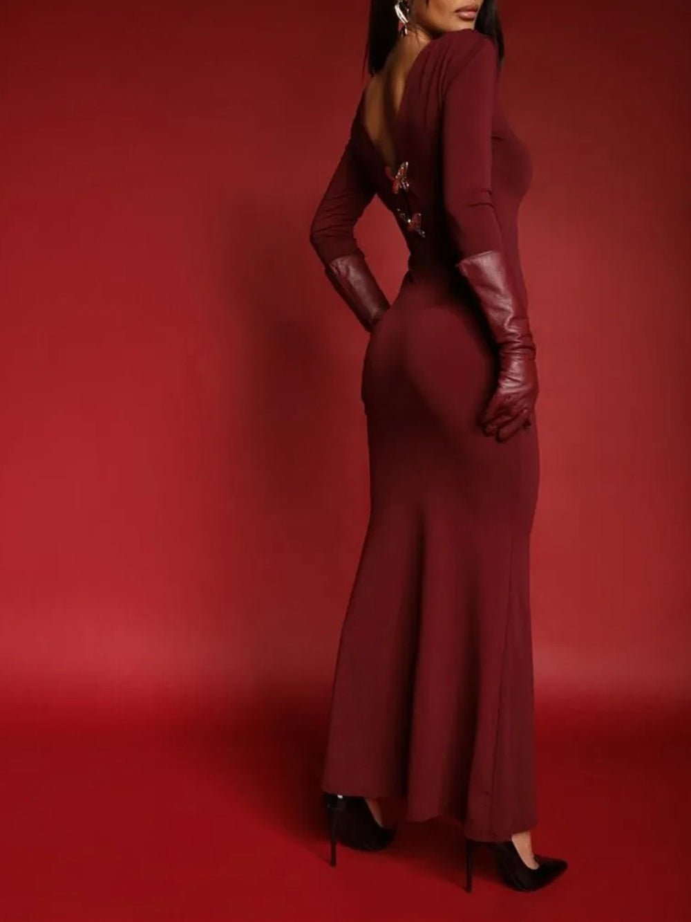 Nova Long Sleeve Maxi Dress - Fashion Pov