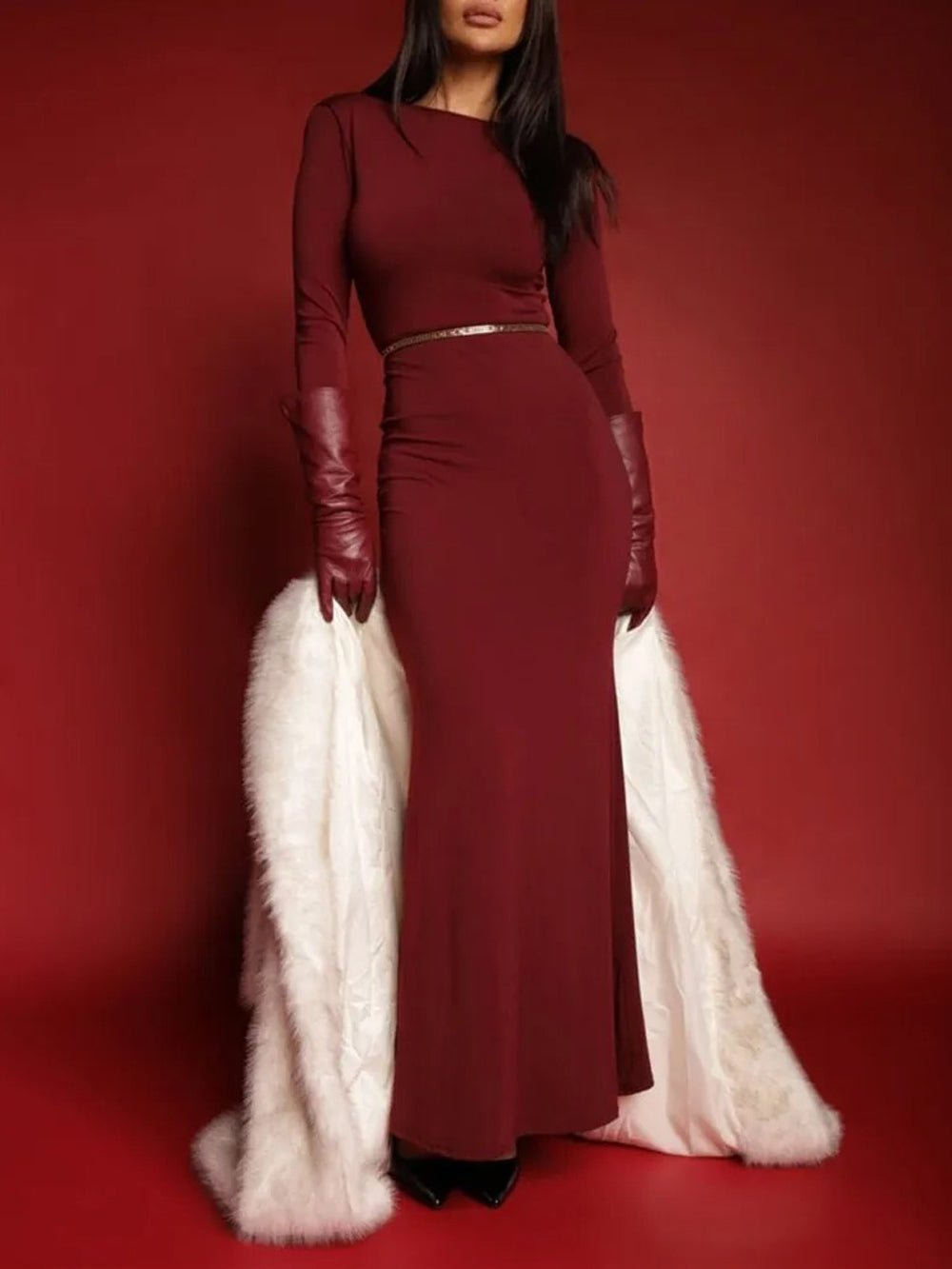 Nova Long Sleeve Maxi Dress - Fashion Pov