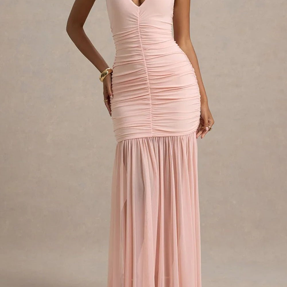 Nyla Backless Maxi Dress - Fashion Pov