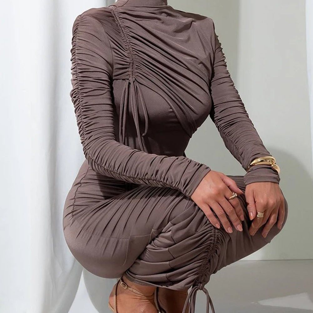 Oakley Long Sleeve Maxi Dress - Fashion Pov