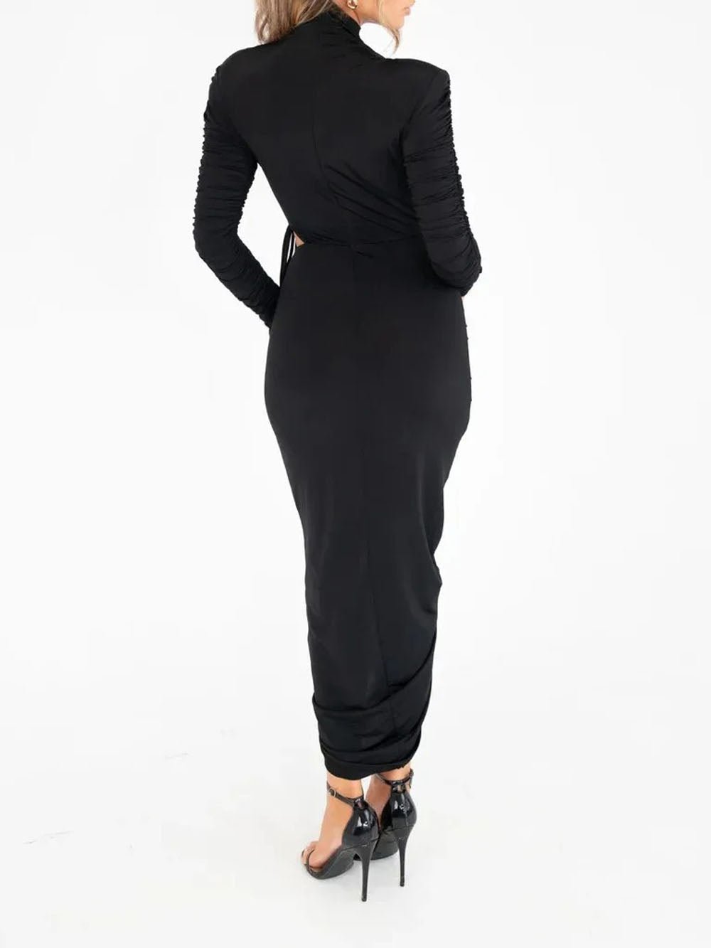 Oakley Long Sleeve Maxi Dress - Fashion Pov