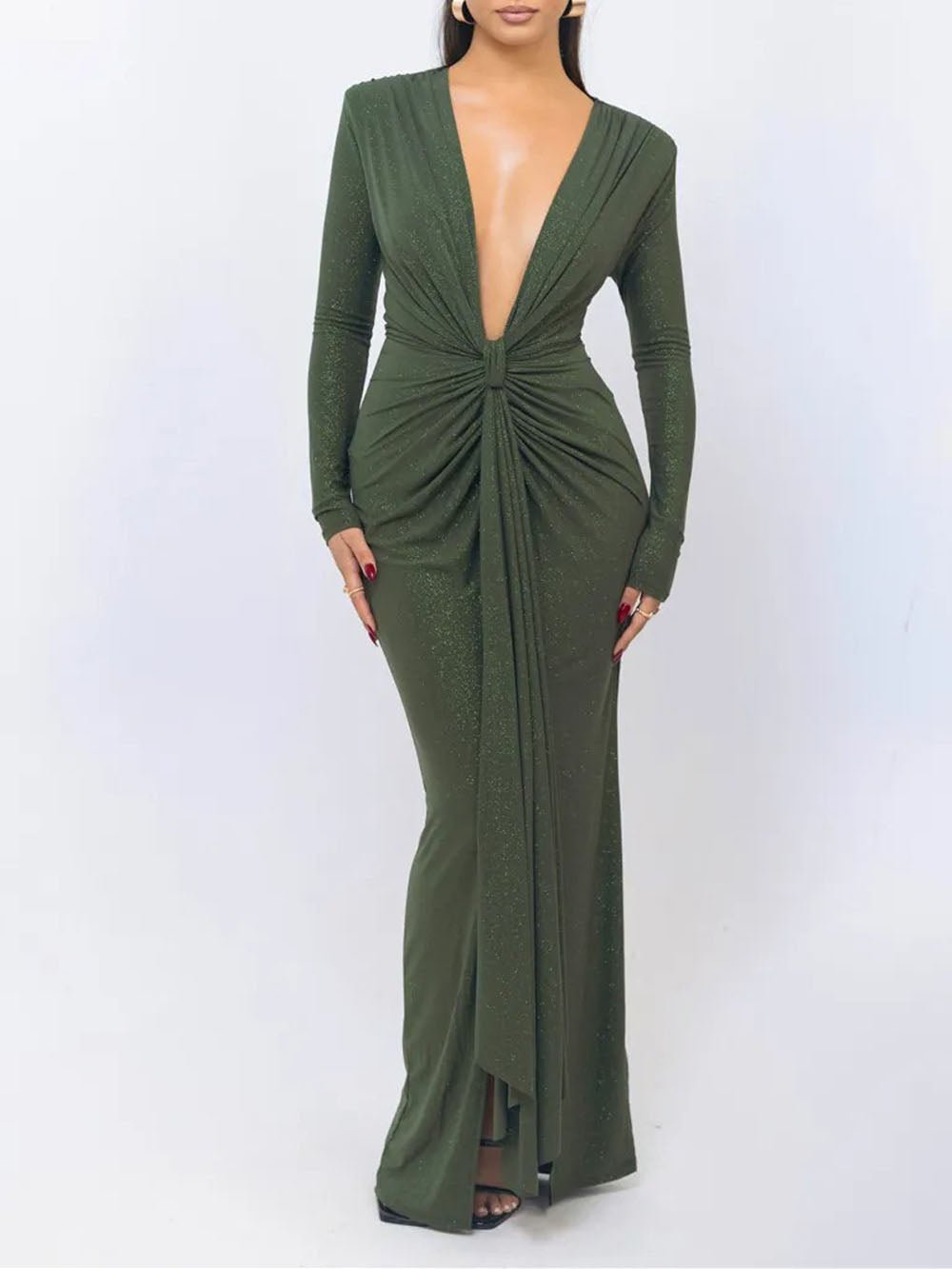 Oaklynn Bodycon Split Maxi Dress - Fashion Pov