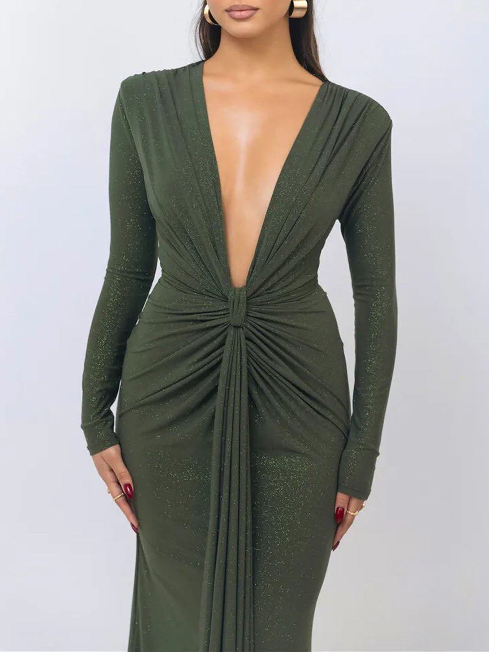 Oaklynn Bodycon Split Maxi Dress - Fashion Pov