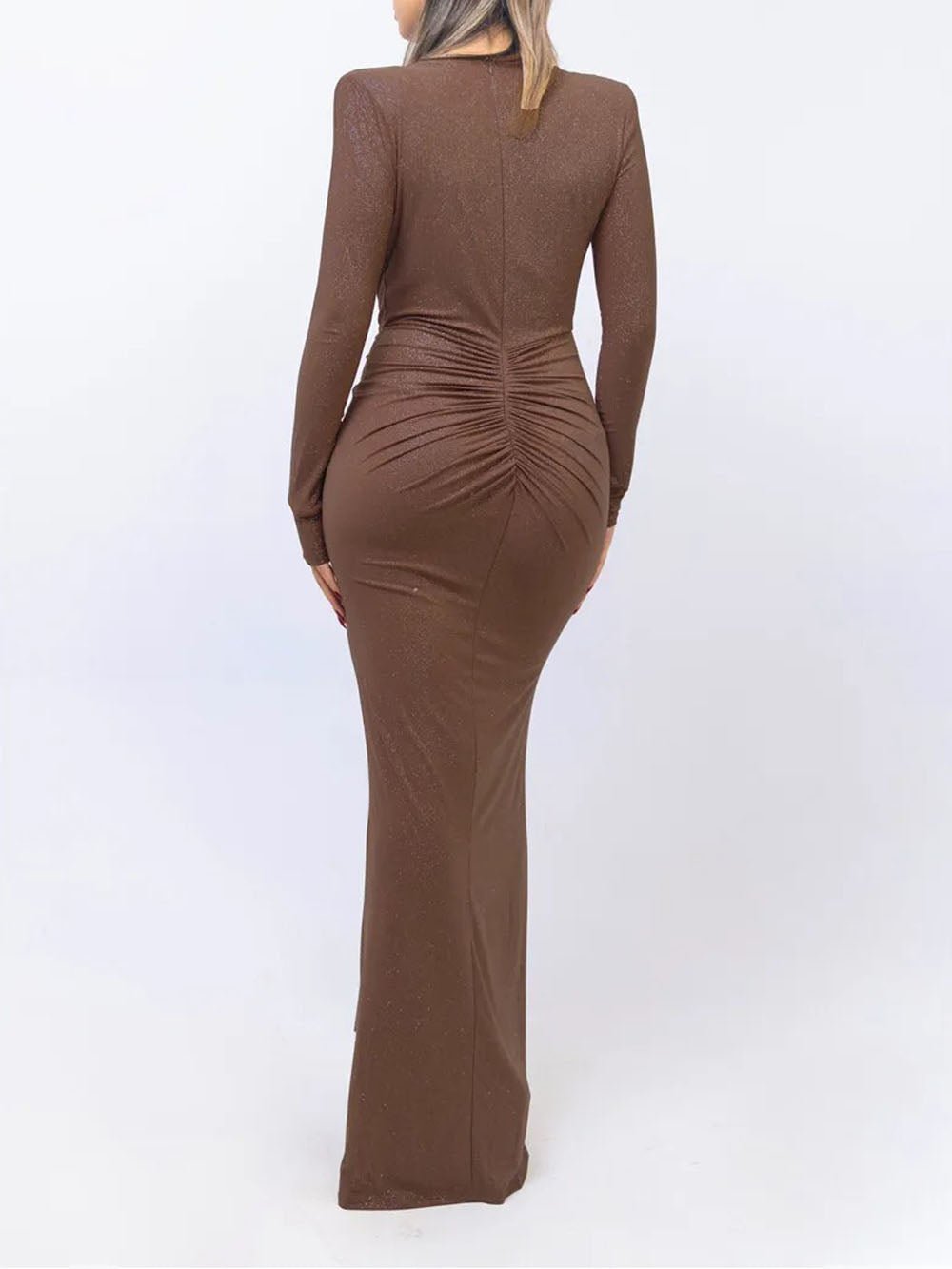 Oaklynn Bodycon Split Maxi Dress - Fashion Pov