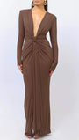 Oaklynn Bodycon Split Maxi Dress - Fashion Pov