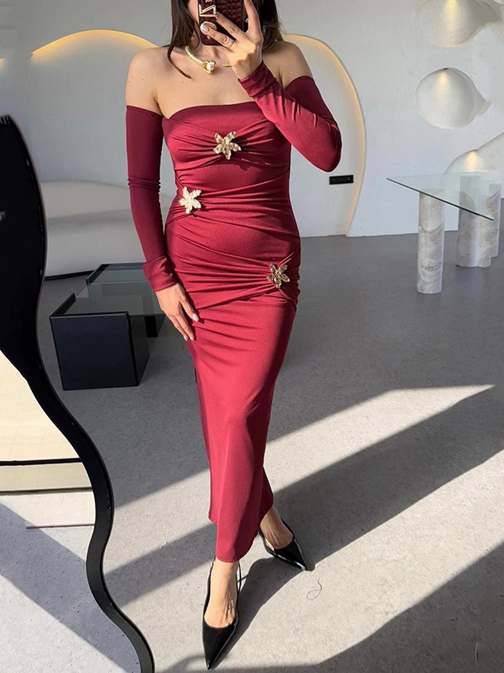 Penelope Backless Maxi Dress - Fashion Pov