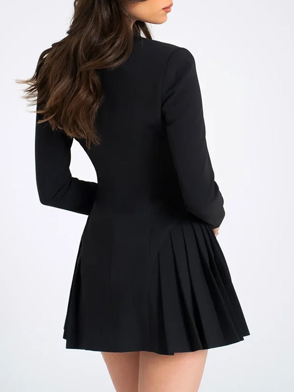 Phoebe Long Sleeve Mini Dress - Fashion Pov