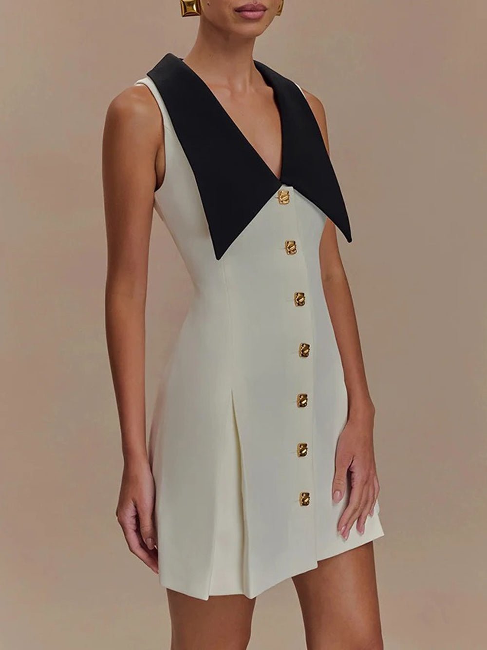 Rachel Sleeveless Mini Dress - Fashion Pov