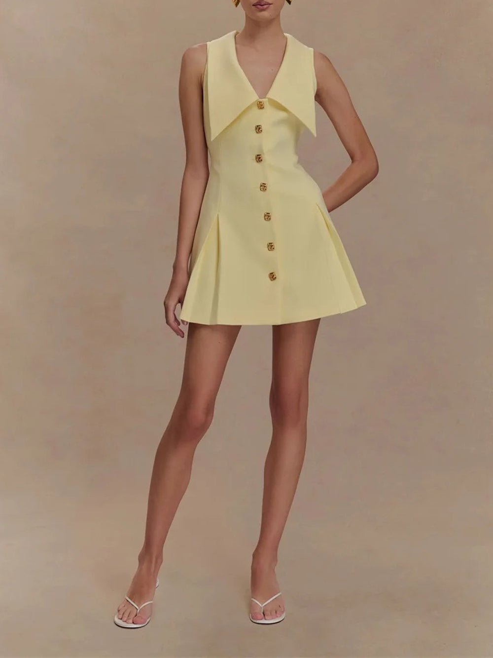 Rachel Sleeveless Mini Dress - Fashion Pov