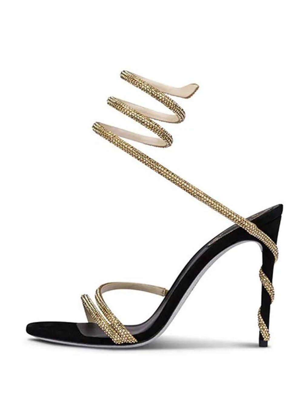 Rosalie Crystal Rhinestone Heel Shoe - Fashion Pov