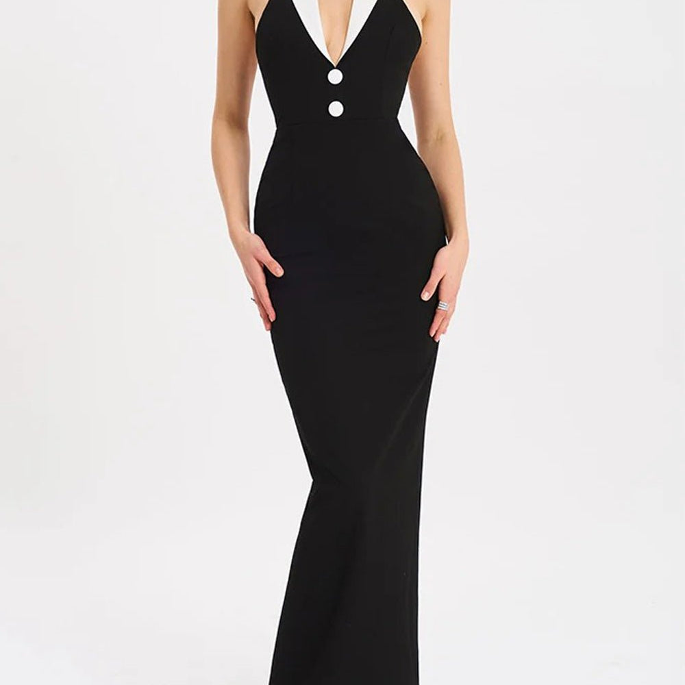 Rose Sleeveless Maxi Dress - Fashion Pov