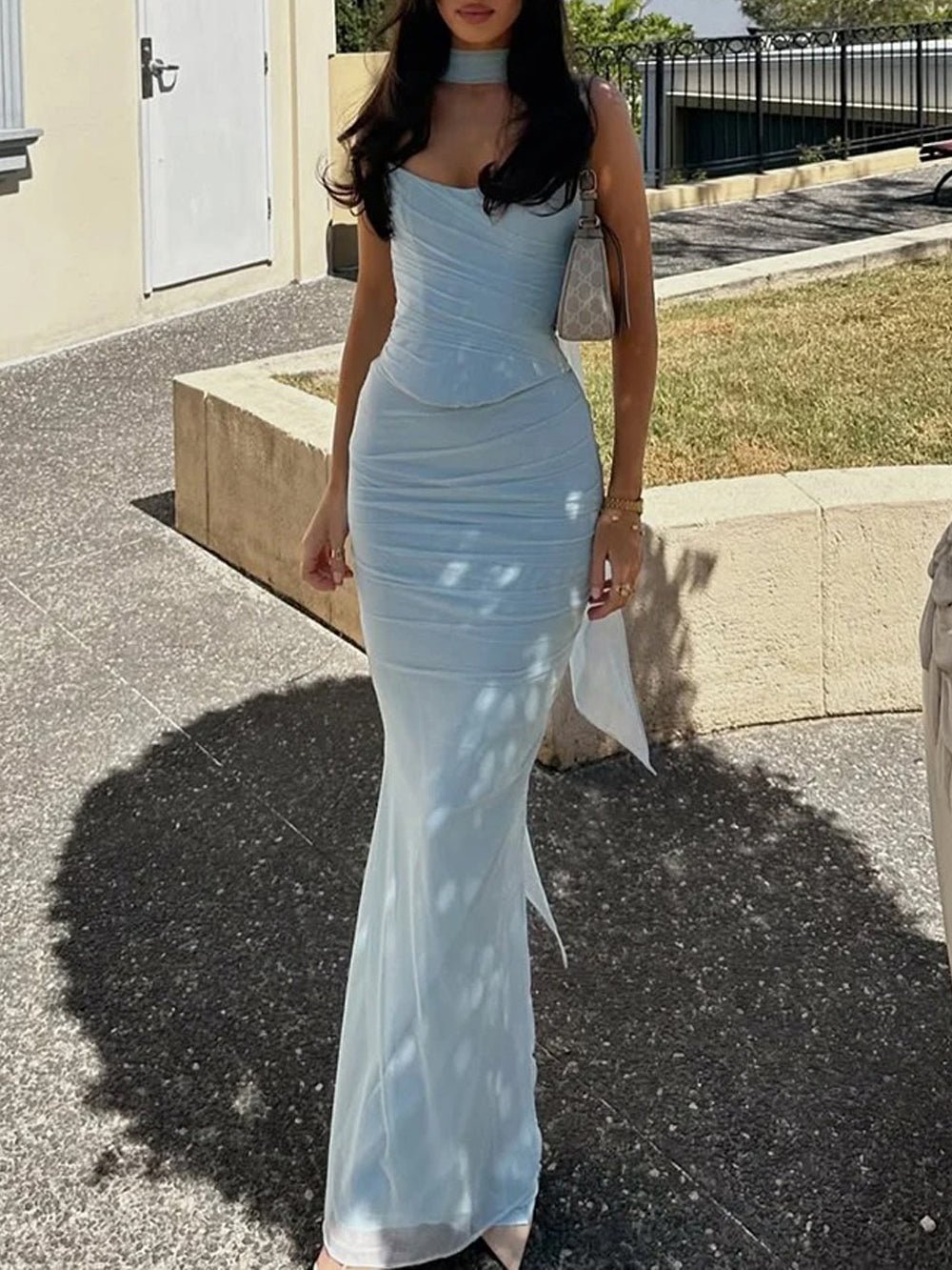 Saylor Scarf Top & Skirt Set - Fashion Pov