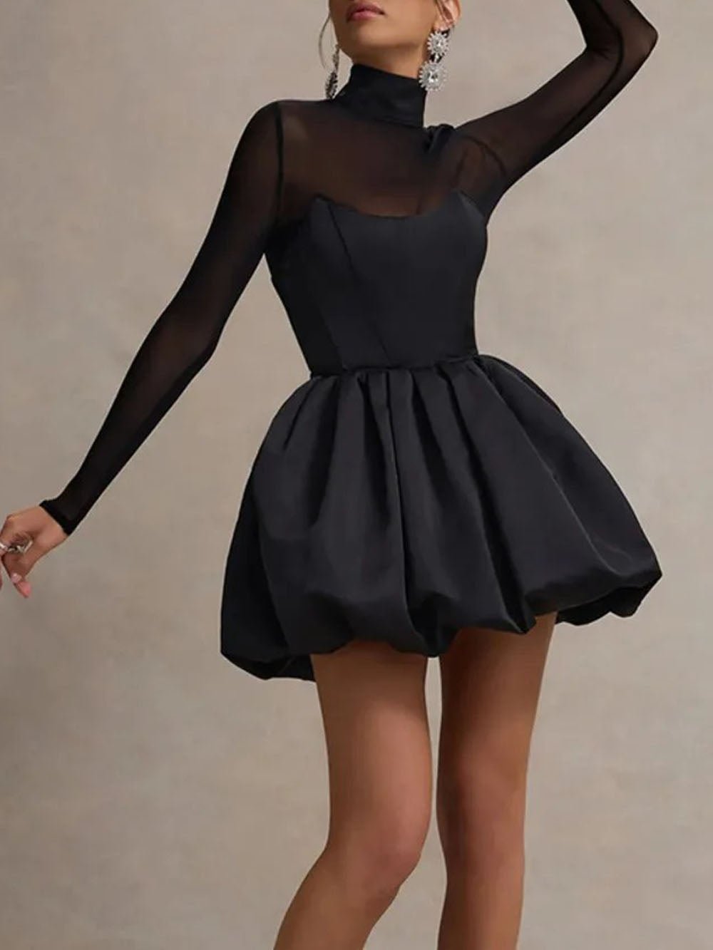 Sloane Long Sleeve Mini Dress - Fashion Pov