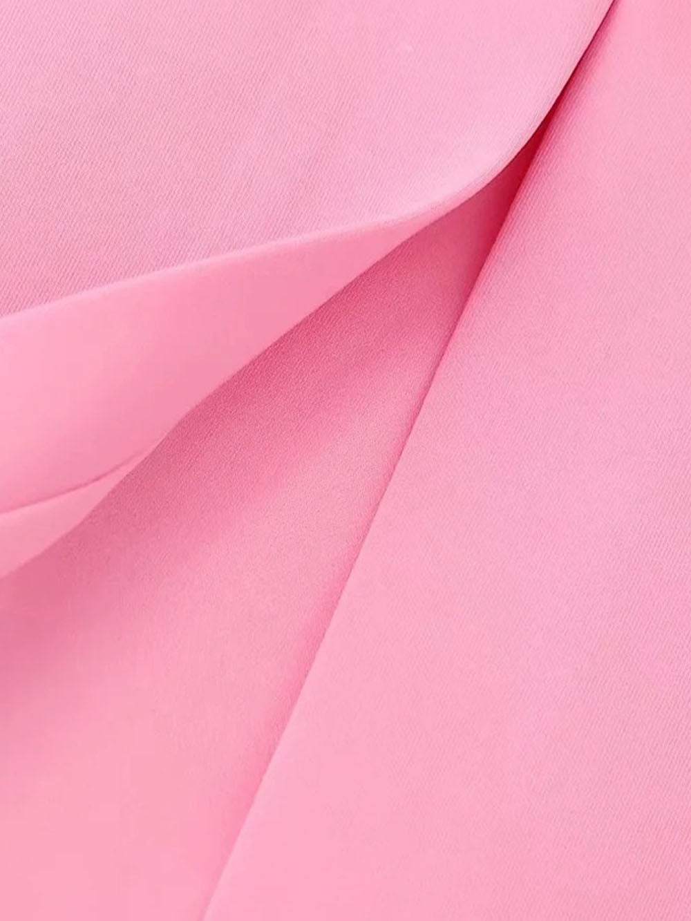 Sofia Back Slit Solid Midi Dress - Fashion Pov