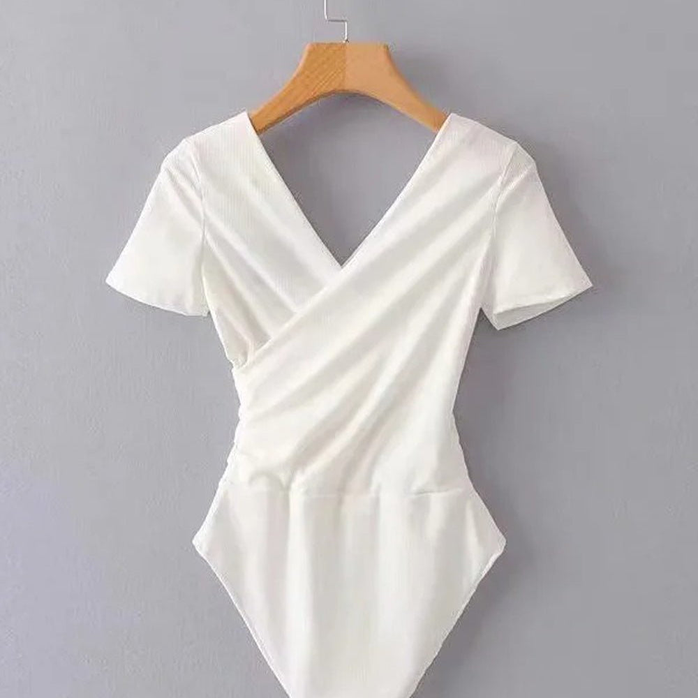 Tara Short Sleeve Bodycon Top - Fashion Pov