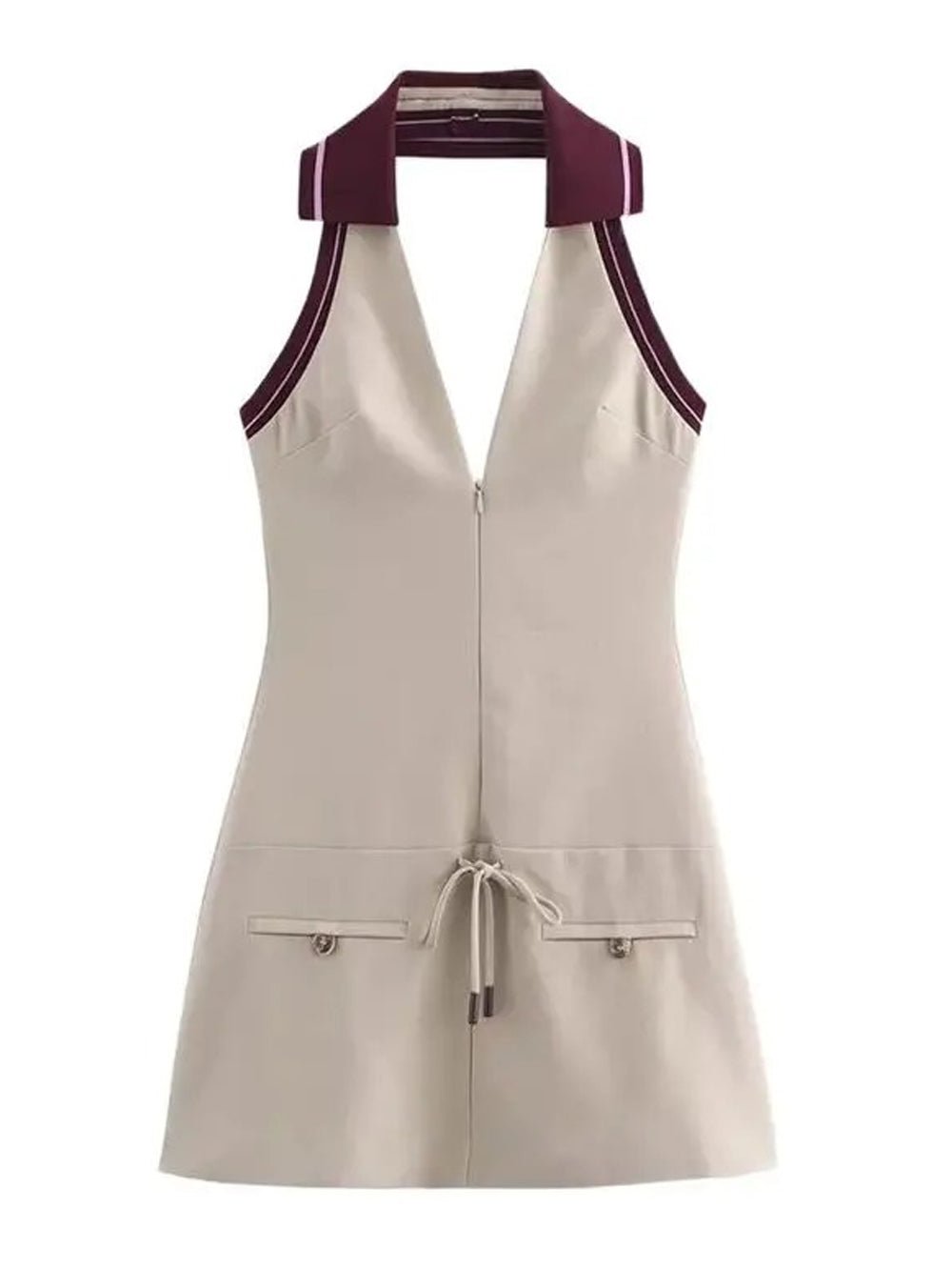 Willa Mini Dress in Gray - Fashion Pov