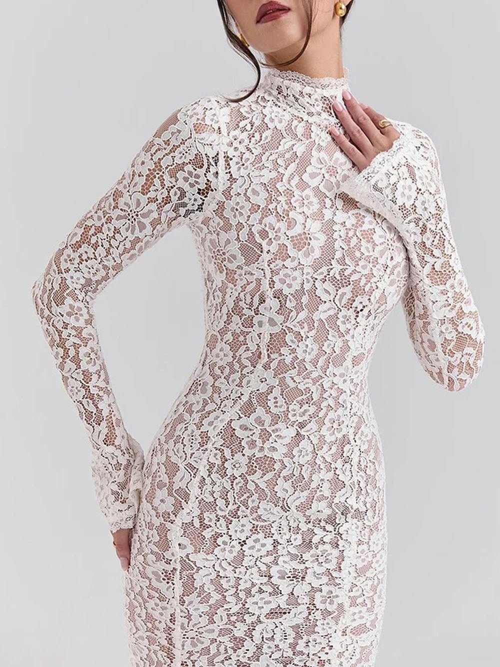 Ximena Long Sleeve Midi Dress - Fashion Pov