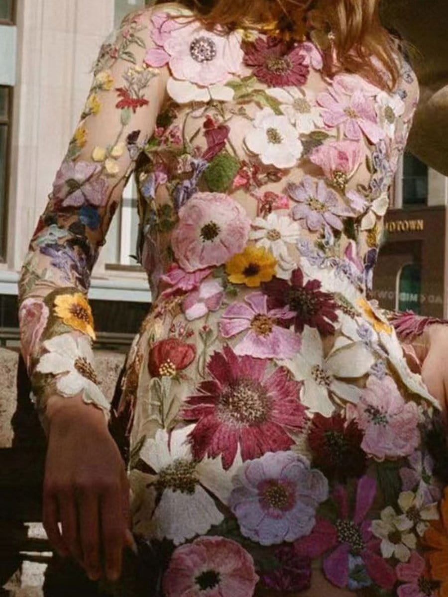 Charlotte Floral Mini Dress - Fashion Pov