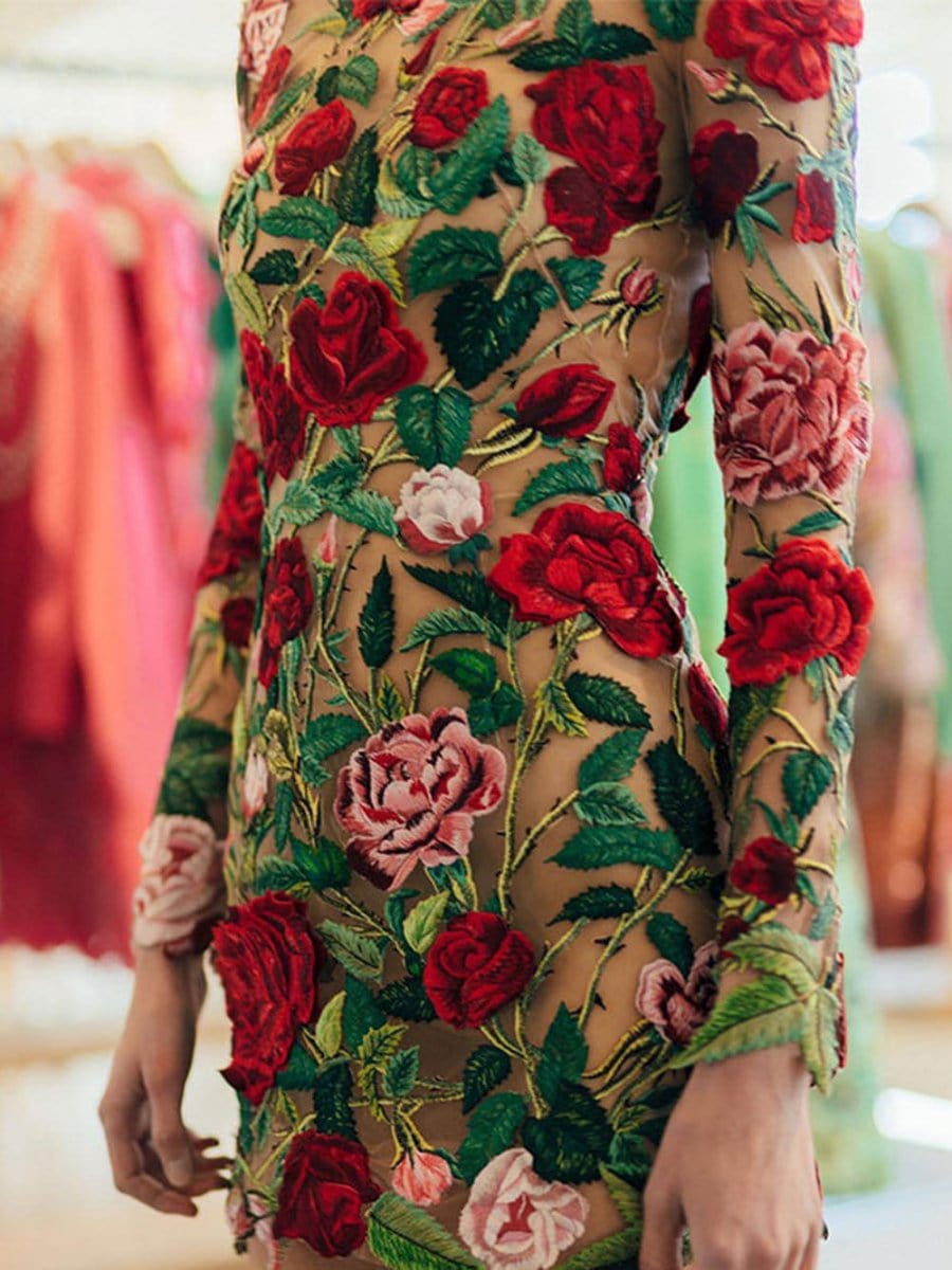 Charlotte Floral Mini Dress - Fashion Pov