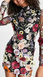 Charlotte Floral Mini Dress - Fashion Pov