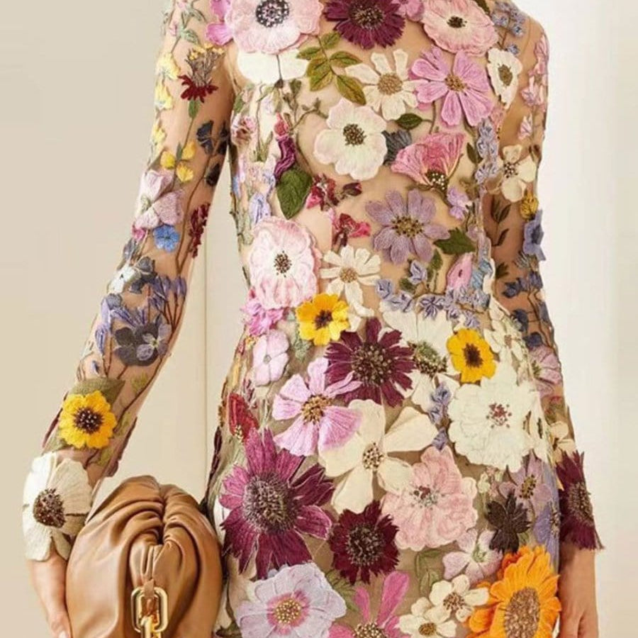 Charlotte Floral Mini Dress - Fashion Pov