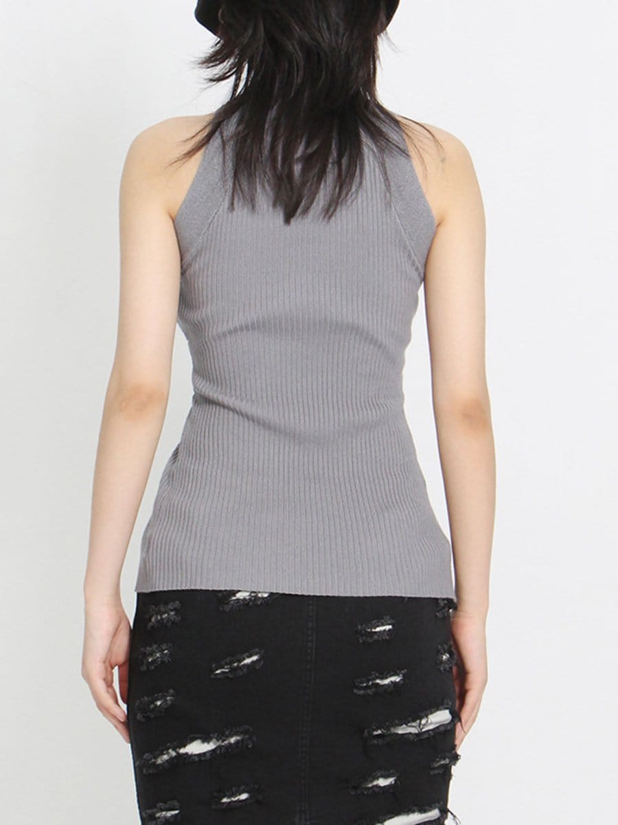 Claire Cut Out Vest Top - Fashion Pov