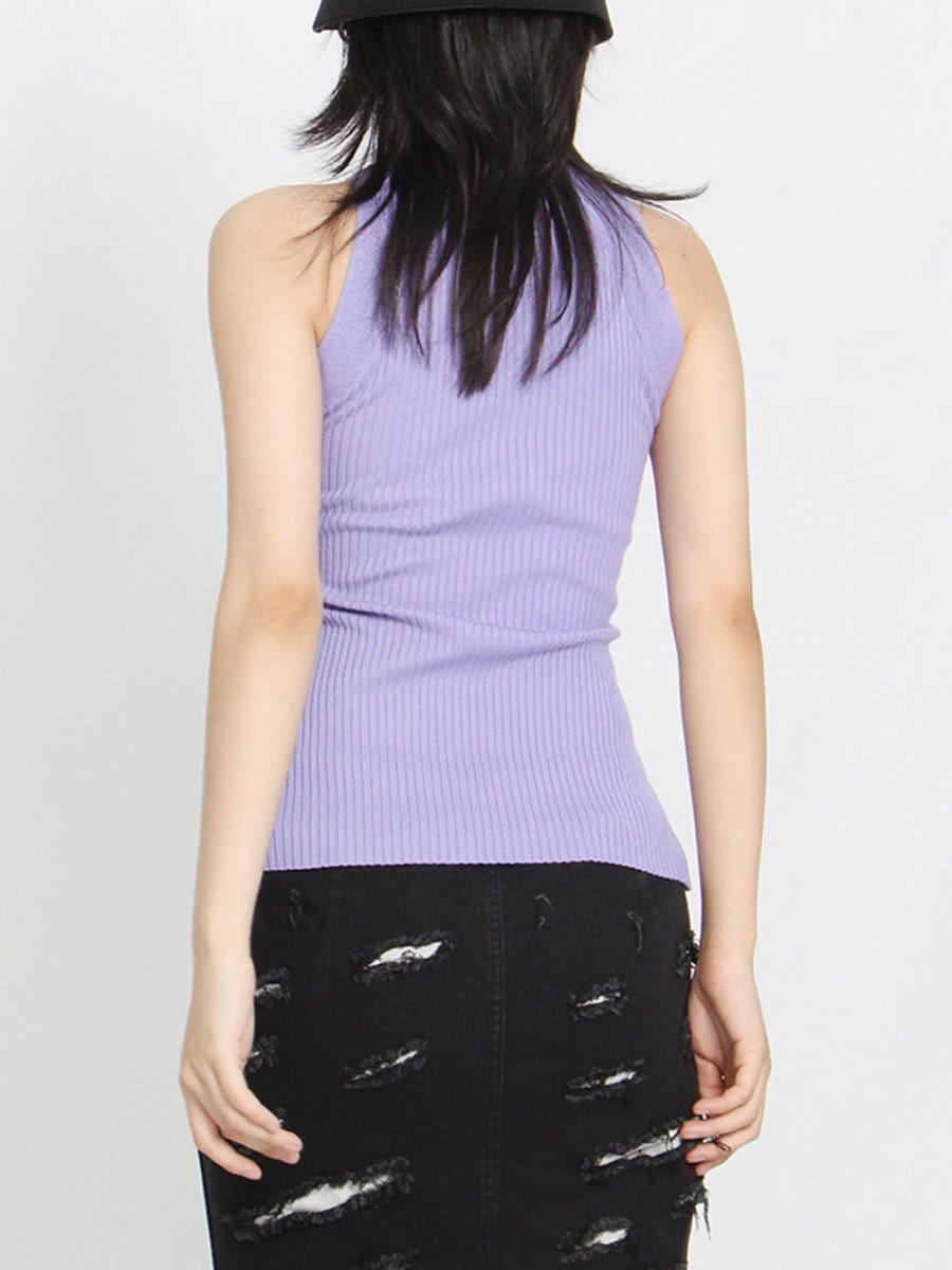 Claire Cut Out Vest Top - Fashion Pov