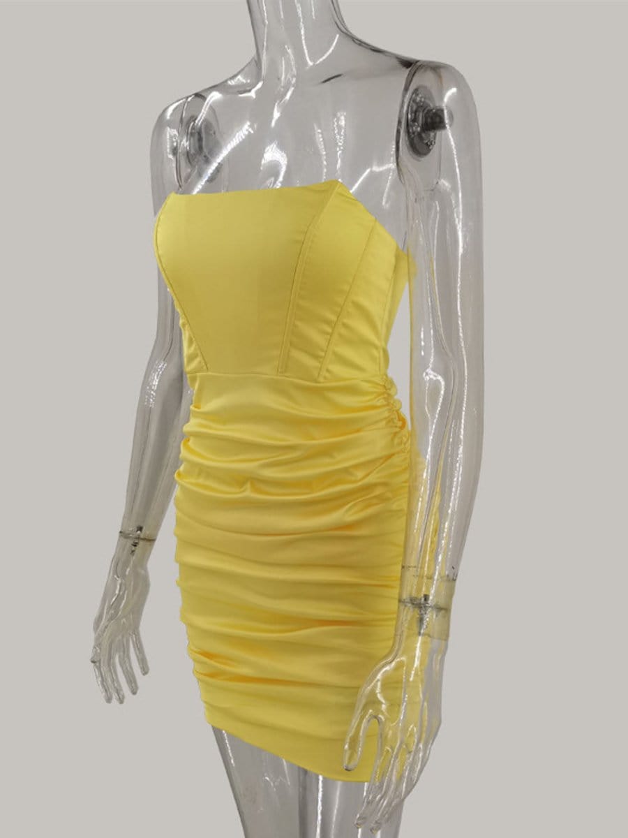 Devin Strapless Bodycon Mini Dress - Fashion Pov